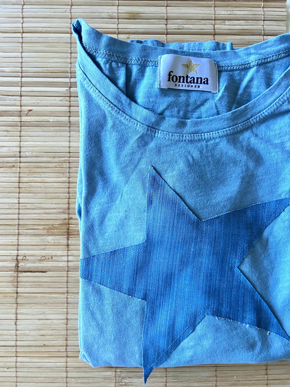 BASIC AZZURRA JEANS Manica Lunga