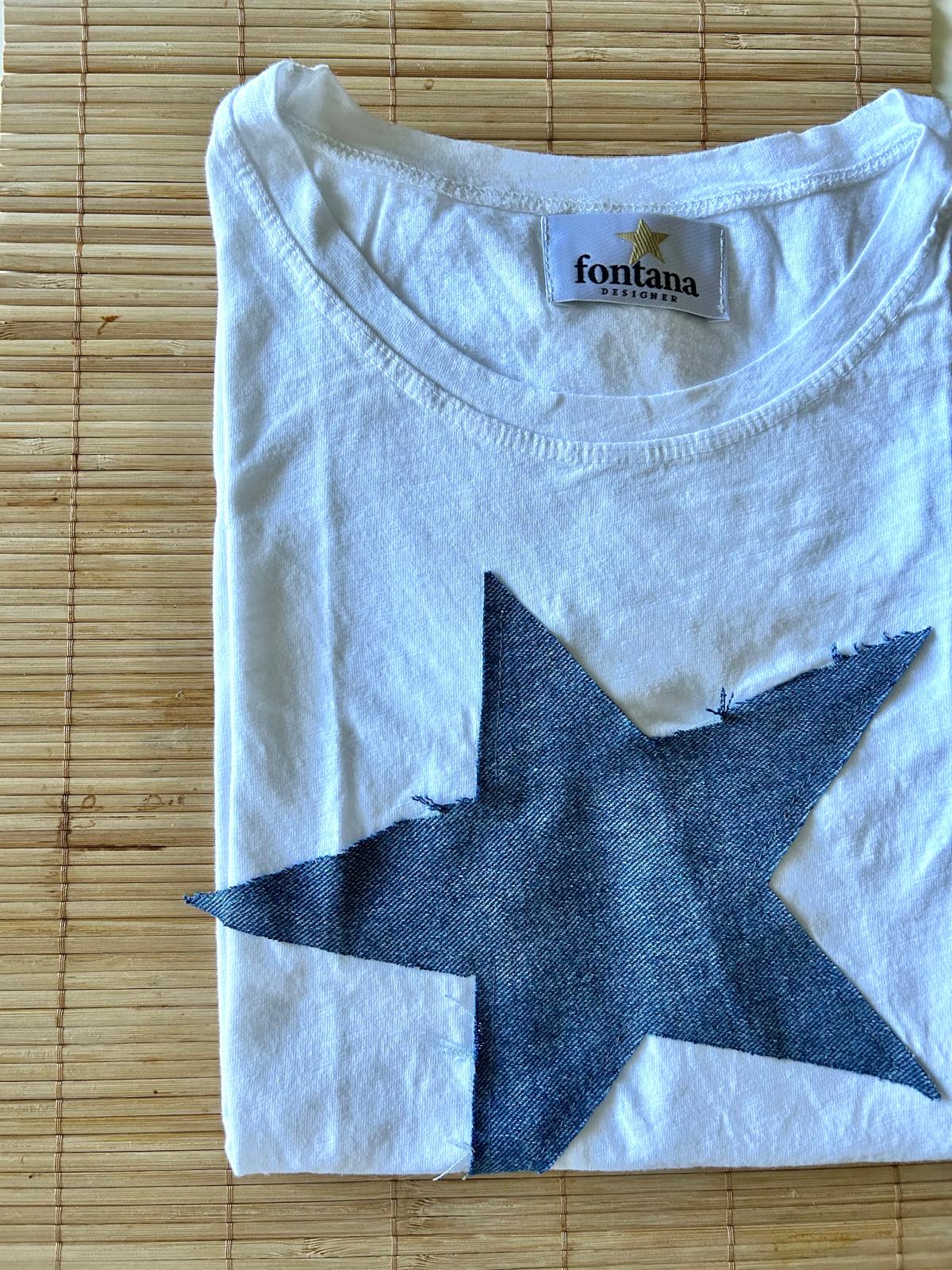 BASIC BIANCA JEANS Manica Corta