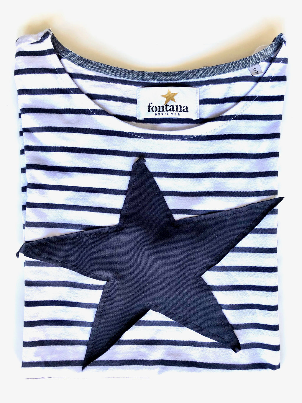 RIGHE BLU Manica Corta