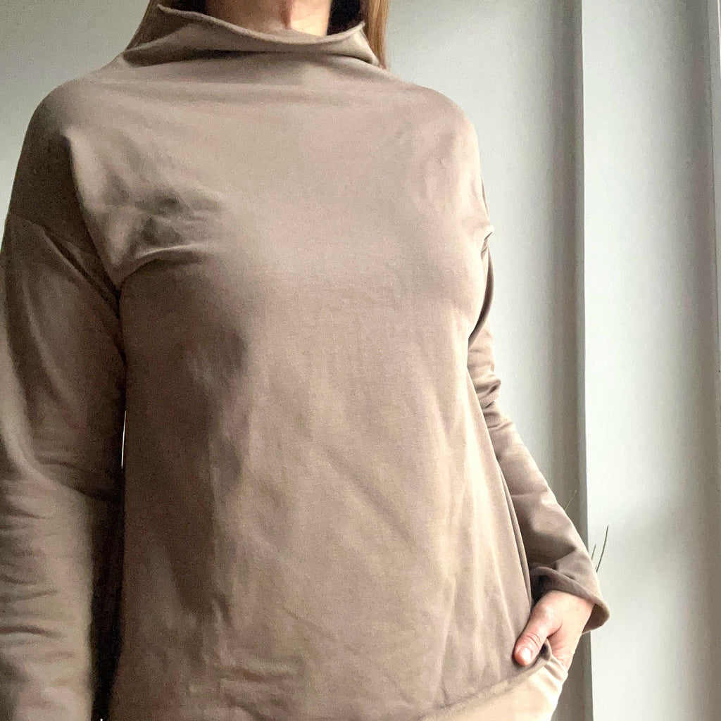 Felpa Vulcano TORTORA pesante