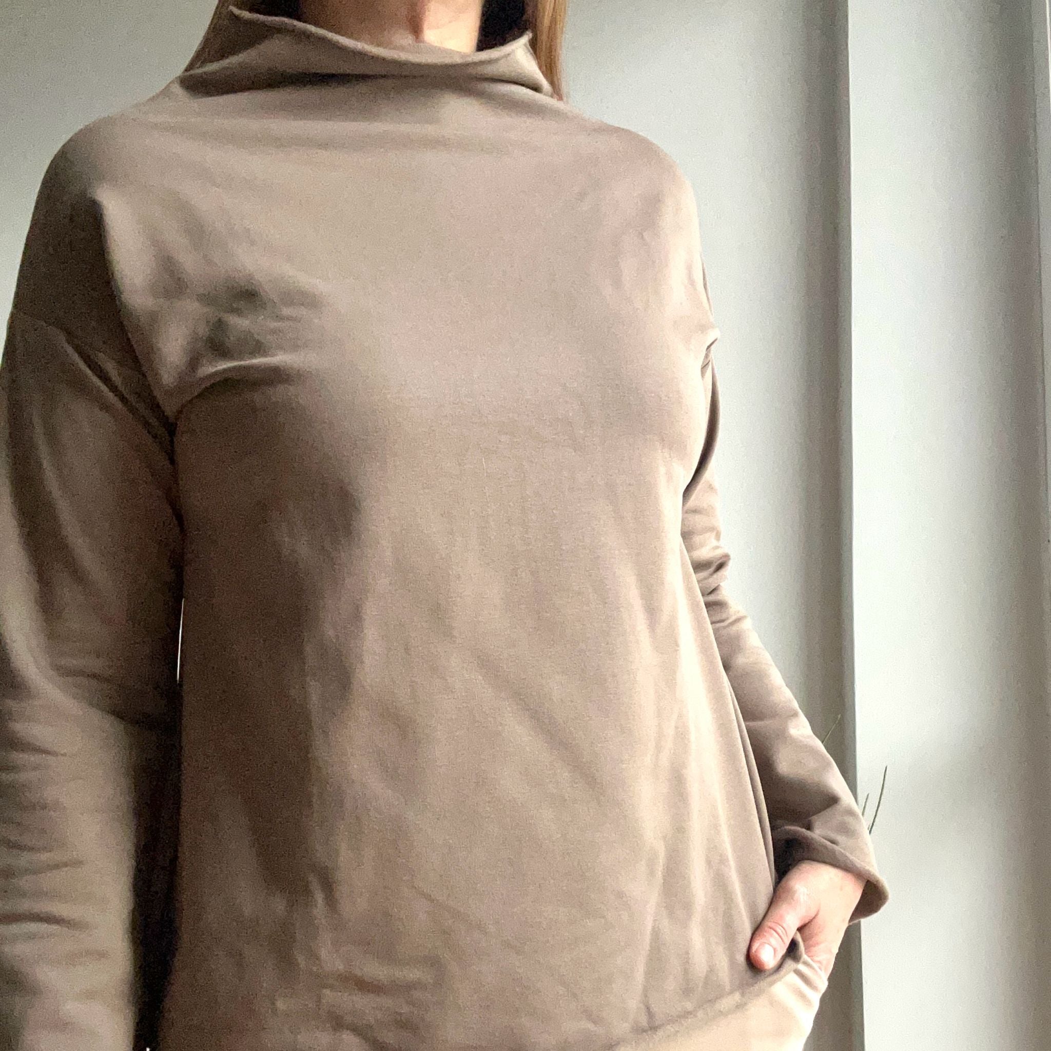 Felpa Vulcano TORTORA pesante